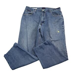 Tommy Hilfiger Pants Mens 38 Blue High Waist Straight Leg Casual Jeans